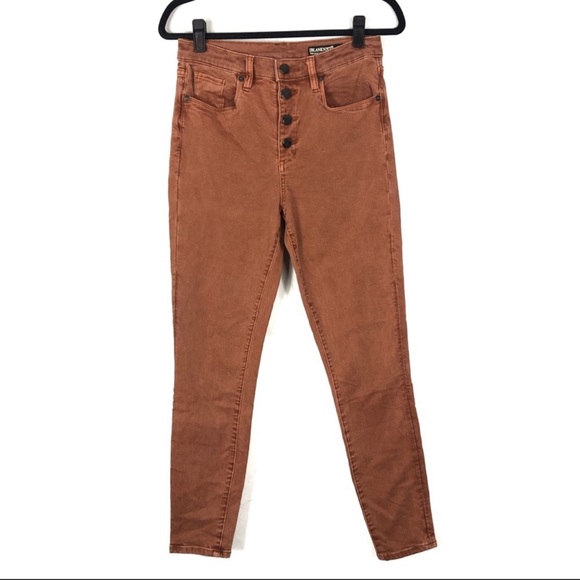 Blank NYC Women's High Rise Jeans in Rust Brown - Picture 6 of 11
